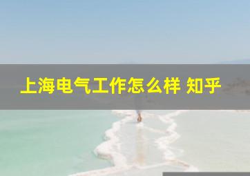 上海电气工作怎么样 知乎